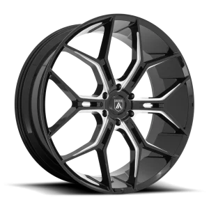 Asanti Black – ABL-38 MONARCH TRUCK – Black – 22″x9.5″ 20mm – Summer Wheels – ABL38-22957720BK